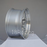 Rota Wheels RKR 1785 5X114.3 -10 73 Silver with Polish Lip