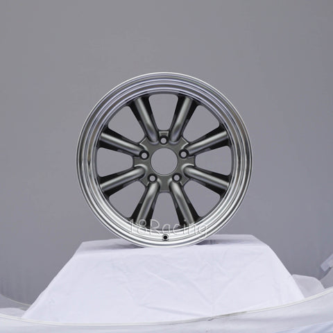 Rota Wheels RKR 1785 5X114.3 0 73  Steel Grey with Polish Lip