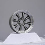 Rota Wheels RKR 1785 5X114.3 4 73  Steel Grey with Polish Lip