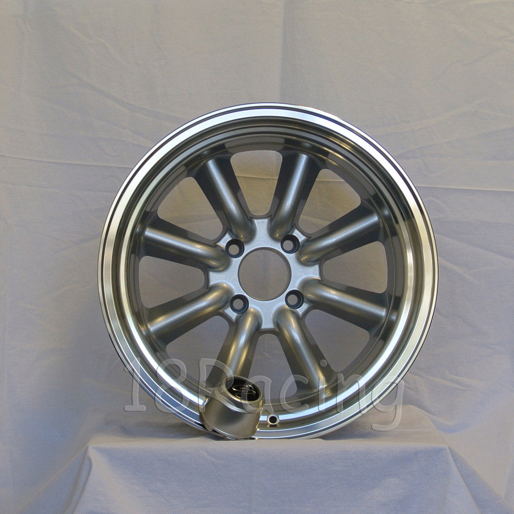 Rota Wheels RKR 1795 4X114.3 -20 73 Silver with Polish Lip