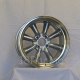 Rota Wheels RKR 1795 4X114.3 -20 73 Silver with Polish Lip