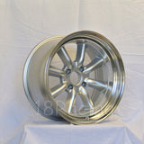 Rota Wheels RKR 1795 4X114.3 -20 73 Silver with Polish Lip