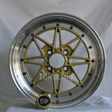 Rota Wheels SA Racing 1565 4X100 40 67.1 Tommy Gold with Polish Lip