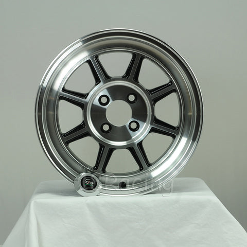 Rota Wheels Shakotan 1560 4X98 15 58.1 Full Polish Black