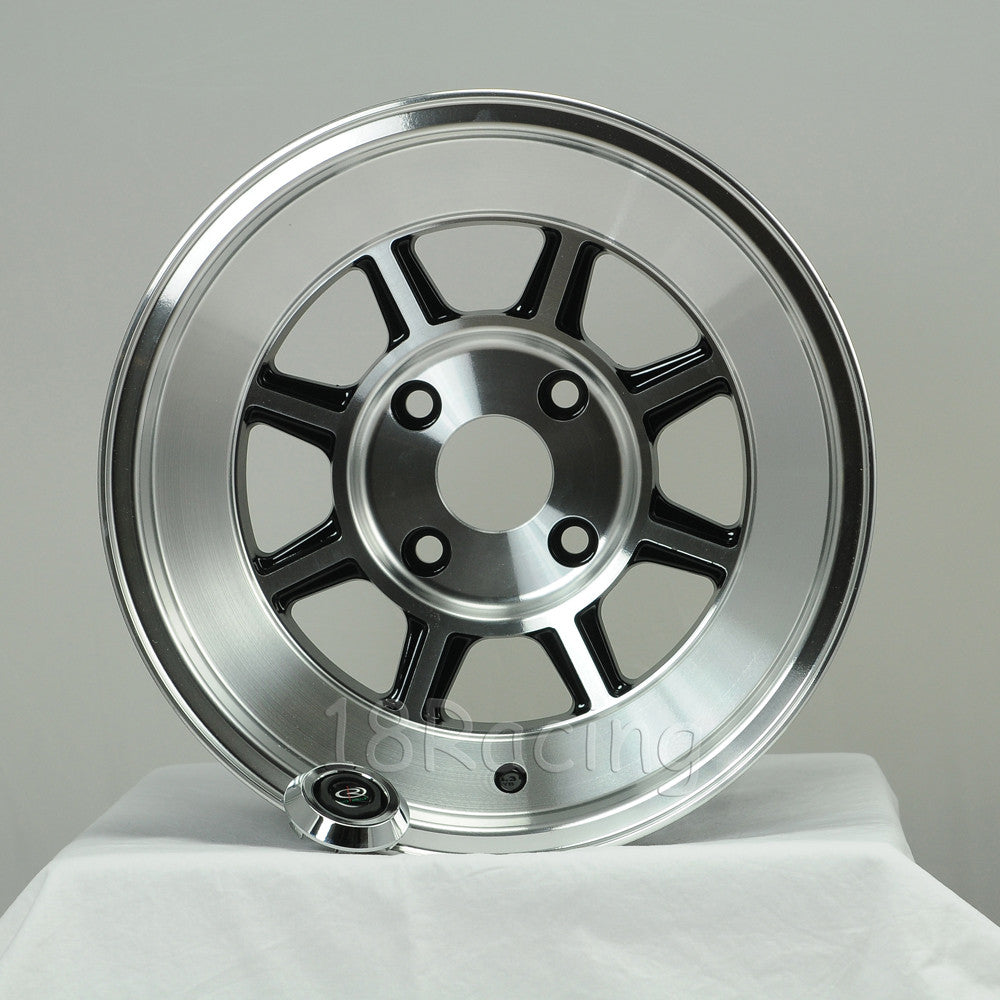 Rota Wheels Shakotan 1580 4X100 0 67.1 Full Polish Black