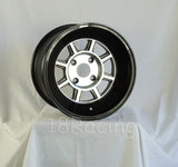 Rota Wheels Shakotan 1590 4X114.3 0 73 Full Polish Black with Yamaha Black Lip