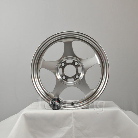 Rota Wheels Slipstream 1565 4X100 40 67.1 Full Polish Steel Grey