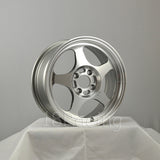 Rota Wheels Slipstream 1565 4X100 40 67.1 Full Polish Steel Grey