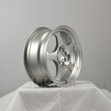 Rota Wheels Slipstream 1565 4X100 40 67.1 Full Polish Steel Grey
