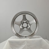 Rota Wheels Slipstream 1570 4X100 40 67.1 Full Polish  Steel Grey