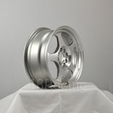 Rota Wheels Slipstream 1570 4X100 40 67.1 Full Polish  Steel Grey