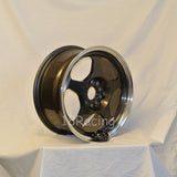 Rota Wheels Slipstream 1580 5x100  Offset: 20 57.1  Gunmetal With Polish Lip 14.3 LBS