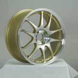Rota Wheels Torque 1775 4X100 45 67.1 Full Polish Gold