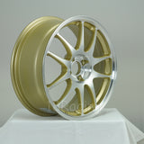 Rota Wheels Torque 1775 4X100 45 67.1 Full Polish Gold