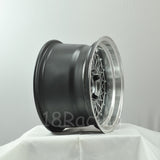 Rota Wheels Wired 1590 4X114.3 -15 73 Hyperblack with Polish Lip
