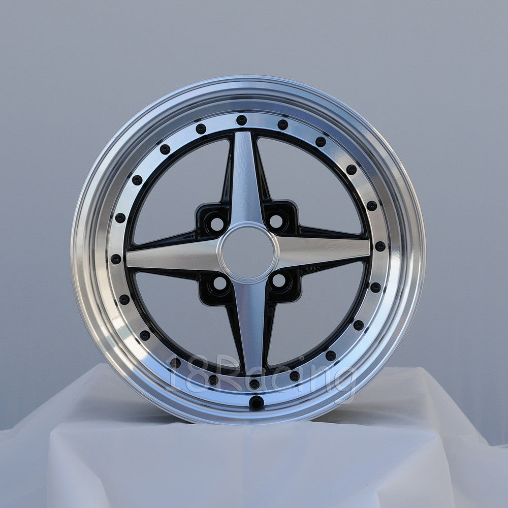 Rota Wheels Zero Plus 1570 4X100 25 67.1 Full Polish Black