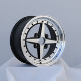 Rota Wheels Zero Plus 1570 4X100 25 67.1 Full Polish Black