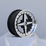 Rota Wheels Zero Plus 1570 4X100 25 67.1 Full Polish Black