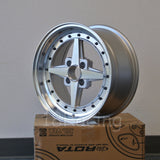 Rota Wheels Zero Plus 1570 4X100 20 67.1 Full Polish Silver
